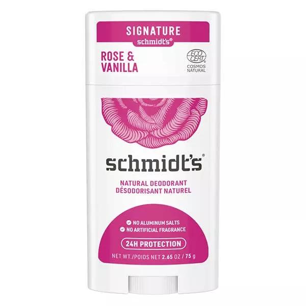 Schmidt's Desodorante en Barra de Rosa y Vainilla 75g