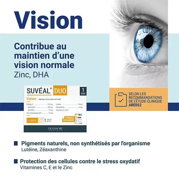 Densmore Suvéal Duo Vision Maintien d'une Vision Normale Cure 1 mois