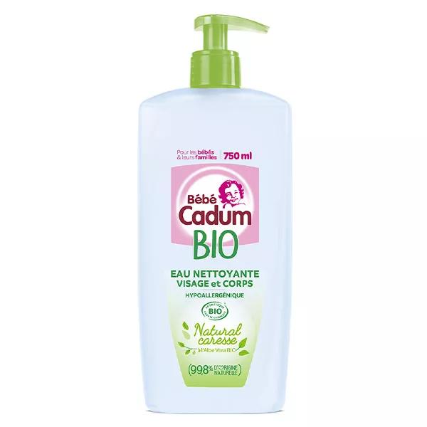 Cadum Bébé Natural Caresse Lavado Facial y Corporal BIO Aloe Vera 750ml