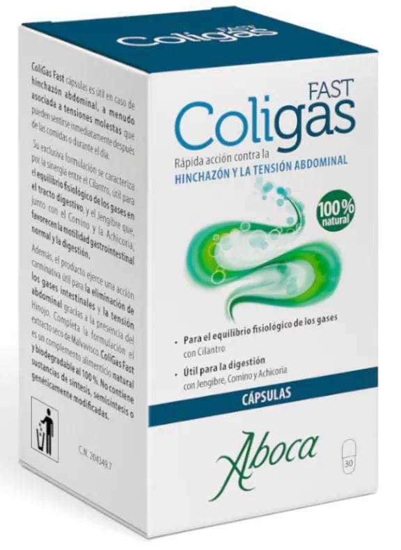 Aboca Coligas Fast Gases 30 Capsules