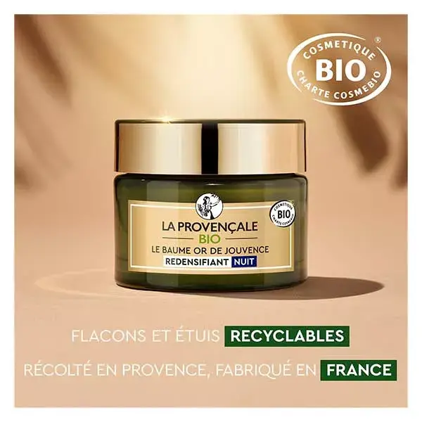 La Provençale Jouvence Organic Gold Redensifying Night Balm 50ml