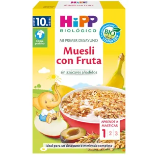 HiPP Biológico Mi Primer Desayuno Muesli de Frutas Bio +10m 200 gr