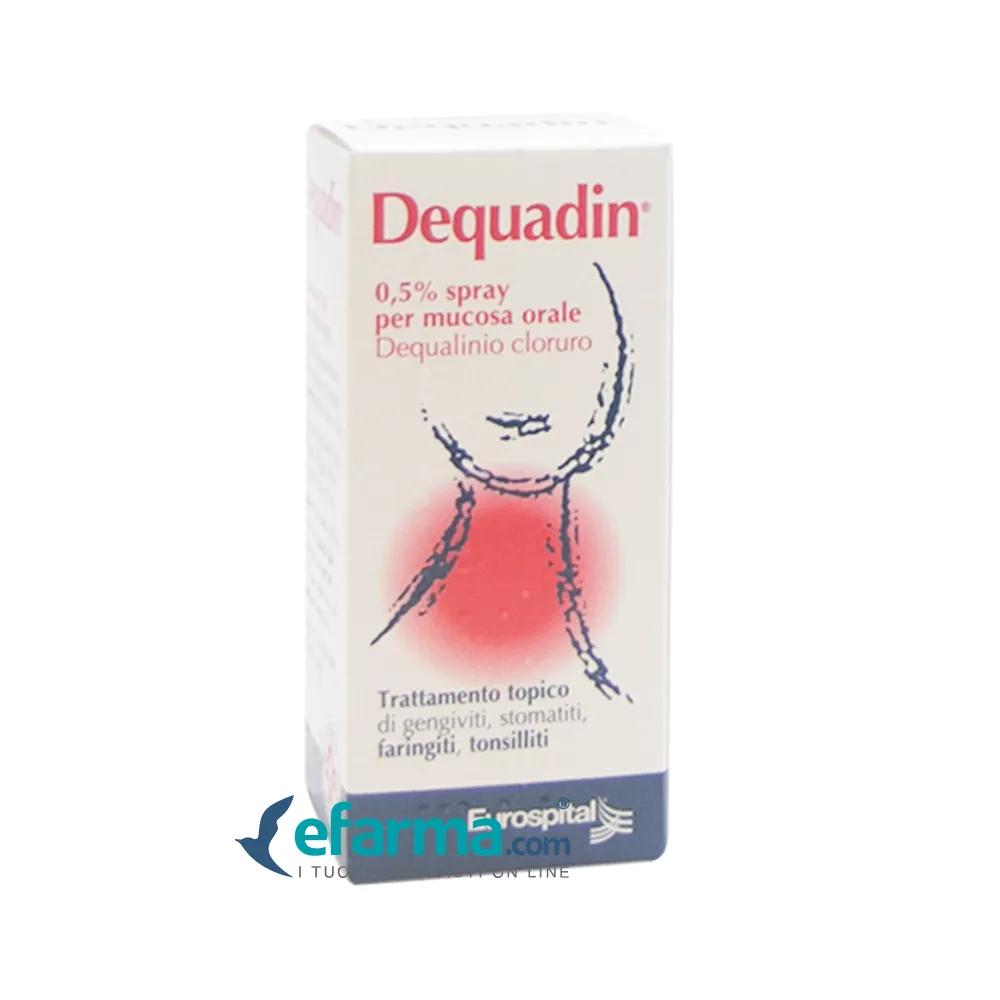 Dequadin Spray Per Mucosa Orale 0,5% Dequalinio Cloruro 10 ml