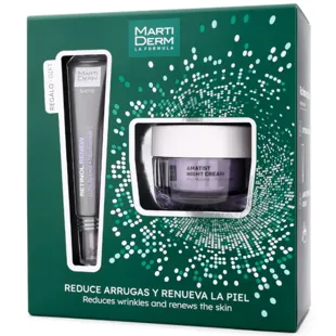 MartiDerm Amethyst Night Cream 50 ml + Shots Retinol Renew