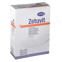 Hartmann Zetuvit Pansement Absorbant Américain 10 x 10cm 10 unités