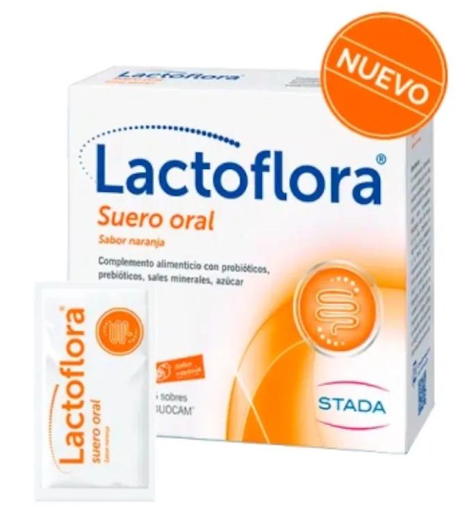 Sérum buccal Lactoflora saveur orange 6 sachets
