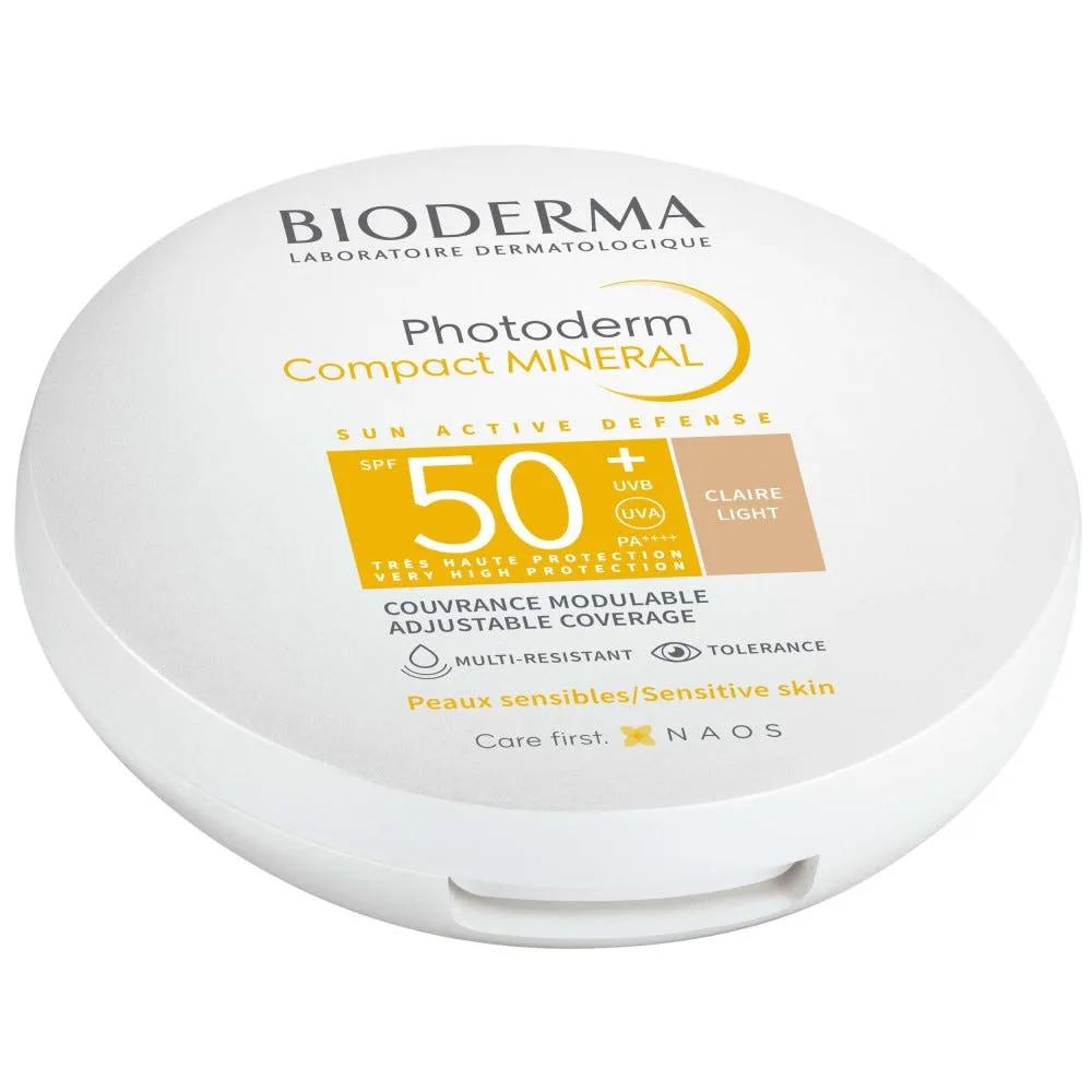 Bioderma Photoderm Compact Mineral Claire SPF50+ Fondotinta Compatto 10 g