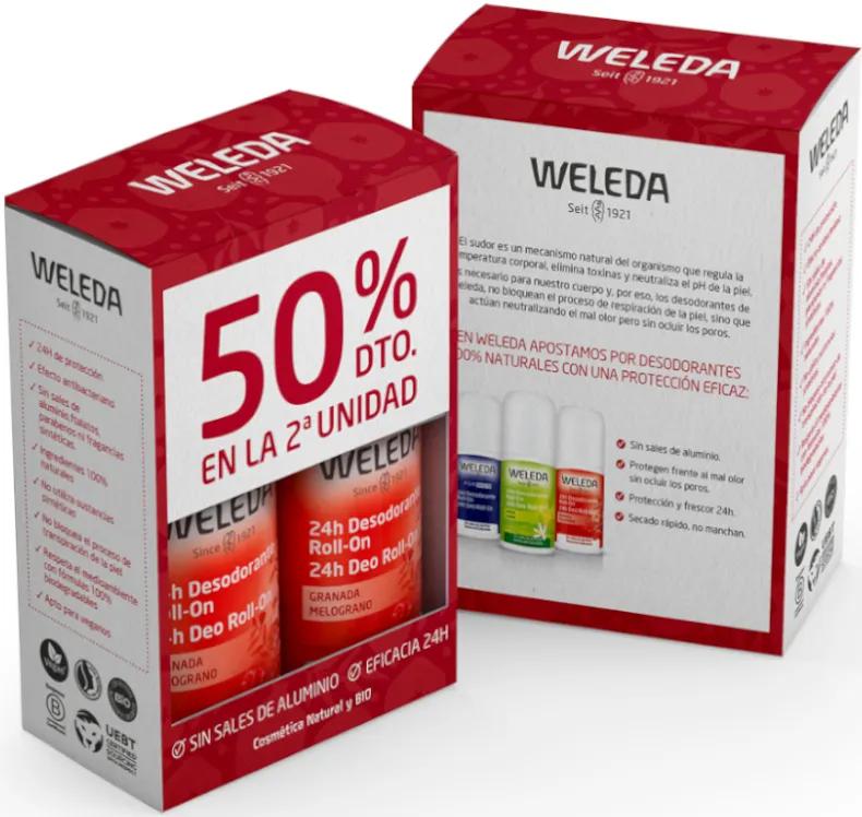 Weleda Granatapfel Deodorant Roll-on 2x50 ml