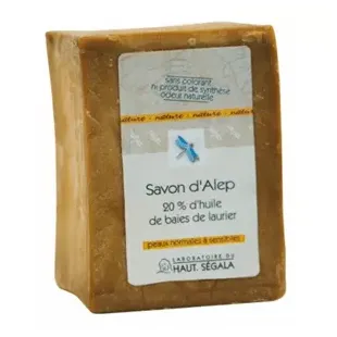 Haut-Ségala Sapone d'Aleppo 20% Olio di Bacche di Alloro 200g