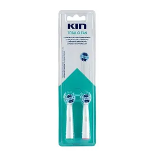 Kin Total Clear Universal-Bürstenköpfe für elektrische Zahnbürsten, 2 Stück