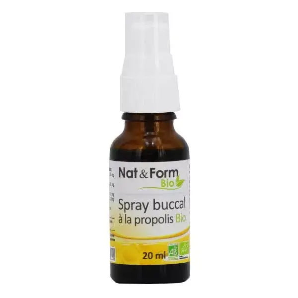 NAT & Form Mouthguard Spray to Propolis Bio 20 ml