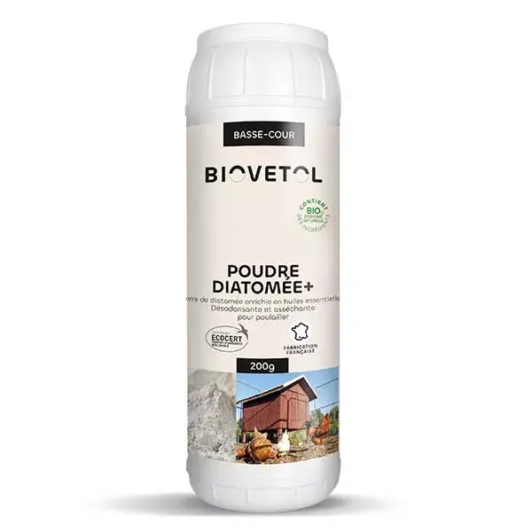 Vetobiol Poudre Diatomée+ Bio Basse-Cour 200g