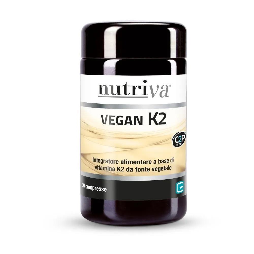 Nutriva Vegan K2 Integratore Vitamina K 30 Compresse