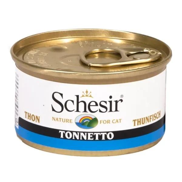 Schesir Tonnetto Lattina Cibo Umido Gatto Adulto 85 G