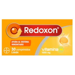 Redoxon Vitamin C and Defenses 1000MG 30 Tablets Lemon Flavor
