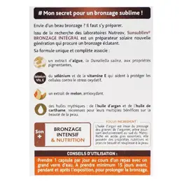 Nutreov Physcience Sunsublim Bronzage Intégral Lot de 3 x 30 capsules