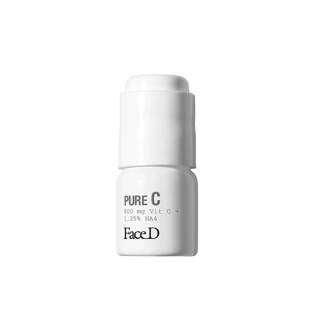 FaceD Pure C - Vitamina C Pura 16% in Acido Ialuronico 4 flaconcini da 4ml