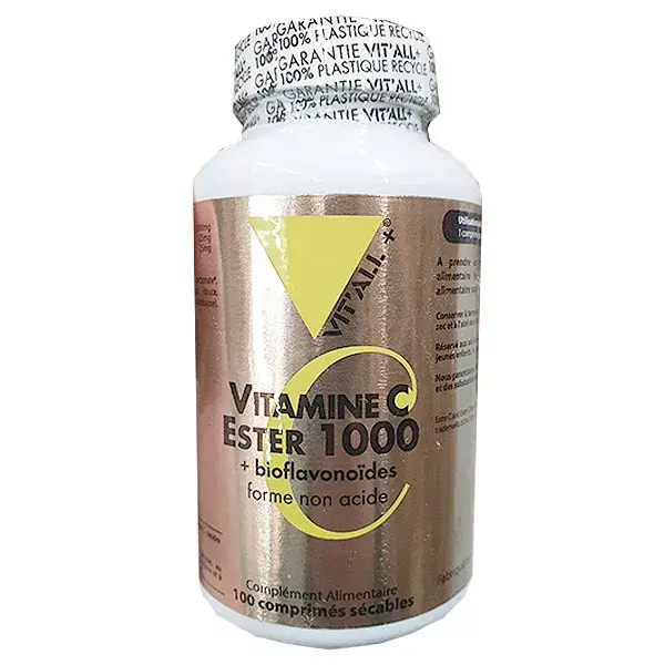 Vit'all+ Vitamine C Ester 1000 100 comprimés sécables