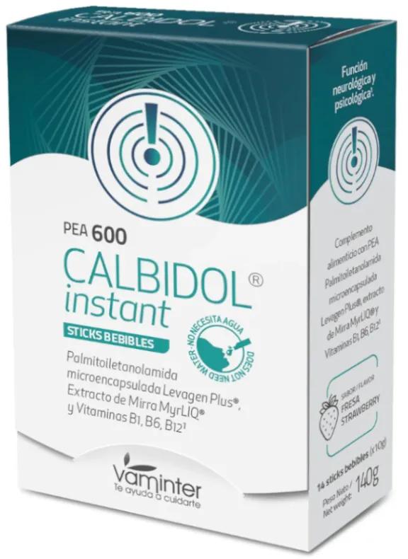 Vaminter Calbidol Instant PEA 600 Stick buvable 14 unités