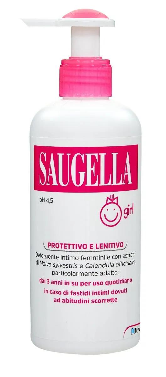 Saugella Girl Detergente Intimo Bambine pH Neutro 200 Ml