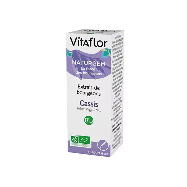 Vitaflor Extrait de Bourgeons Bio Cassis 15ml