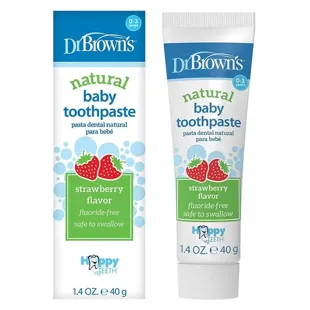 Dr Browns Natural Toothpaste 0-3 Years Strawberry 40gr