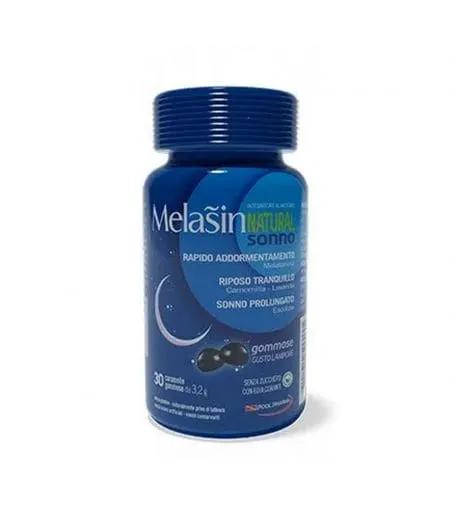 Melasin Natural Sonno 1mg Integratore 30 Gommose