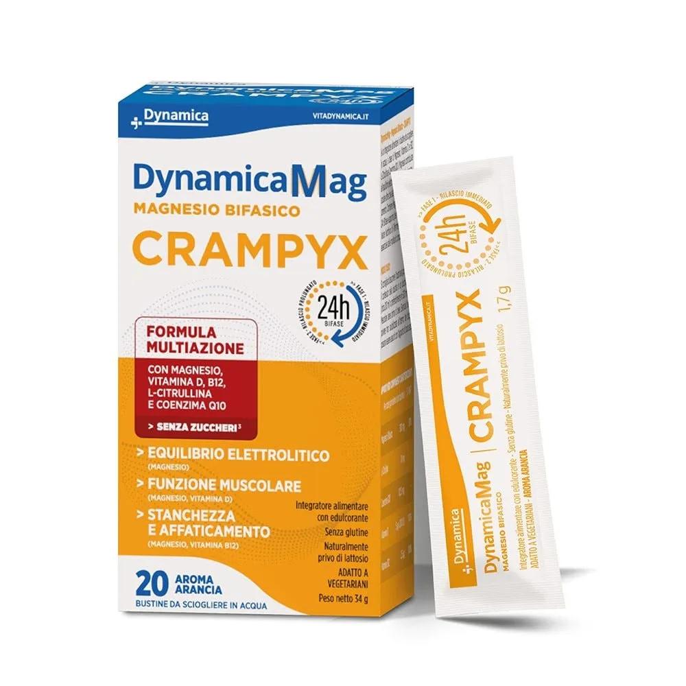 DynamicaMag Crampyx Integratore Sali Minerali 20 Bustine