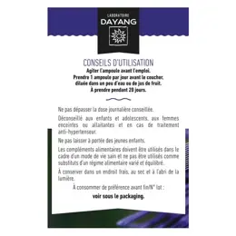 Dayang Complexe Sommeil Détente Bio 20 ampoules