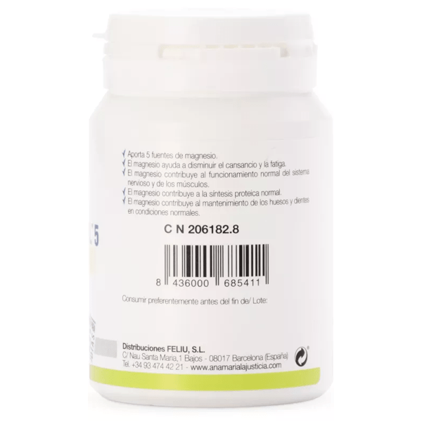 Ana María Lajusticia Gesamtmagnesium 5 + Harpagofito 70 Tabletten