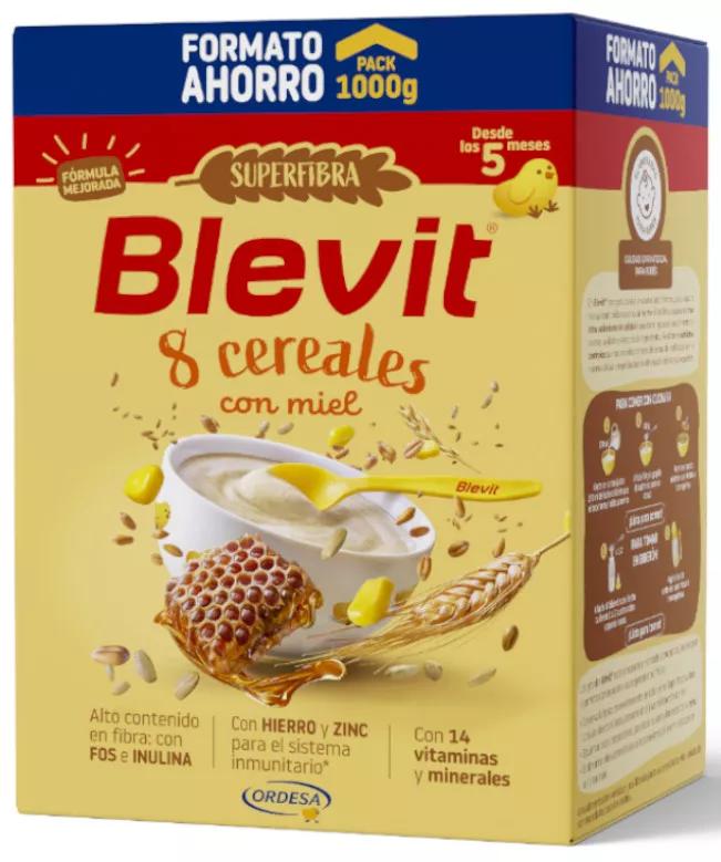 Blevit Superfiber Porridge 8 Céréales au Miel +5m 1000 gr