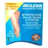 Akileine Bi-Protecteur Hallux Valgus et Plantaire Taille S boîte de 2