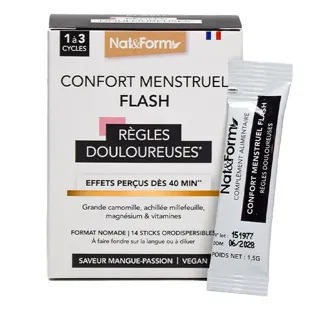 Nat&Form Premium Menstrual Comfort Flash 14 stick orodispersibili