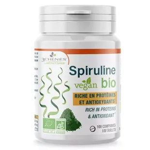 Les 3 Chênes Spirulina Biologica 100 compresse