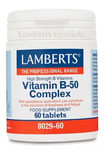 Lamberts Complejo de Vitaminas B-50 60 Comprimidos