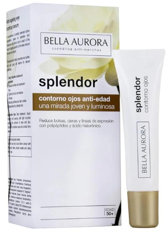 Bella Aurora Splendor Oogcontourzakjes, donkere kringen en expressielijnen 15 ml