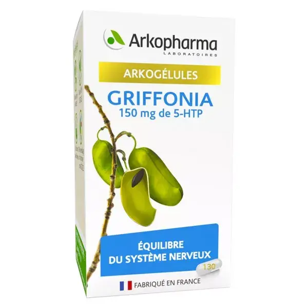 Arkogélules Griffonia Organic 130 Capsules