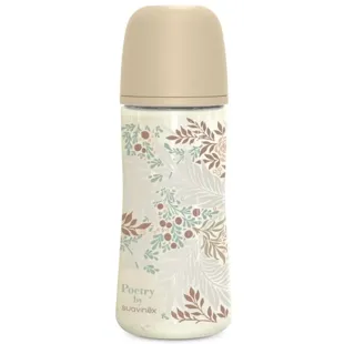 Suavinex Biberão Poetry Dense Flow Bege +6m 360 ml