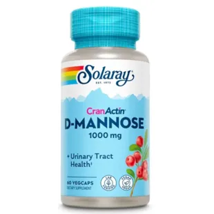 Solaray Crananctin D-Mannose 60 Vegetable Capsules