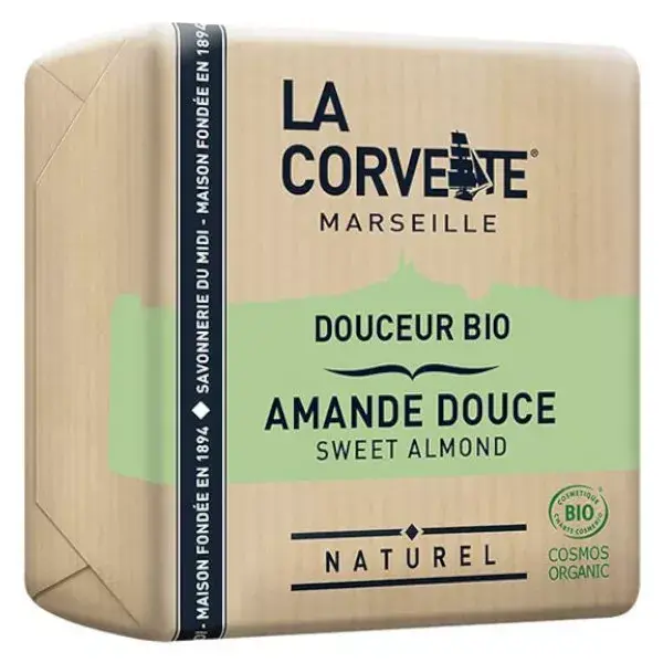 La Corvette Marseille Sweet Almond Organic Soap 100g