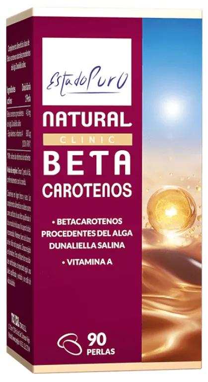 Bêta-carotènes à l&#39;état naturel pur 90 perles
