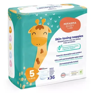 Mifarma Fraldas Bebé T5 (11-25 kg) 36 unidades
