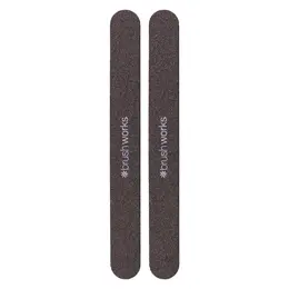 Brushworks Lot de 2 limes à ongles noires