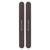 Lime per unghie nere Brushworks, confezione da 2