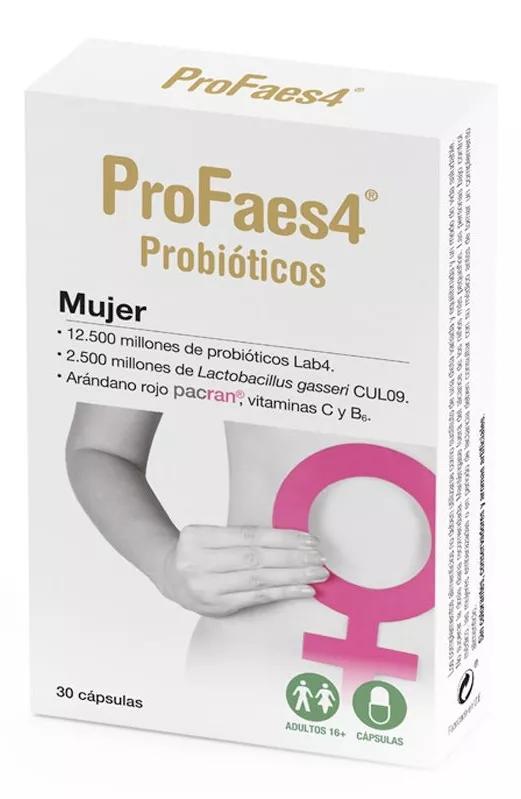 ProFaes4 Profaes4 Mujer Cepas Bacterianas 30 Cápsulas