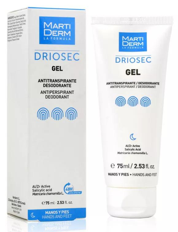 Martiderm Driosec Gel 75 ml feet and hands