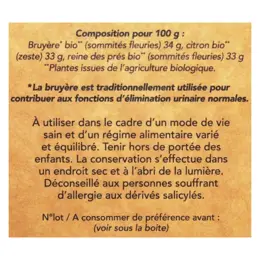 Nat & Form Tisane Confort Urinaire Bio 100g