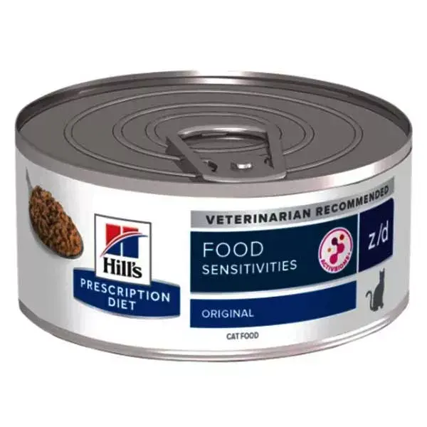 Hill's Prescription Diet Feline Z/D Food Sensitivities Aliment Humide 24 x 156g