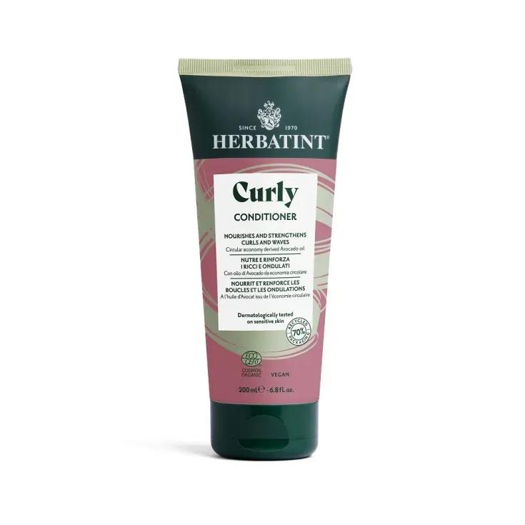 Herbatint Curly Conditioner Nutriente e Rinforzante per Capelli Ricci e Ondulati 200 ml