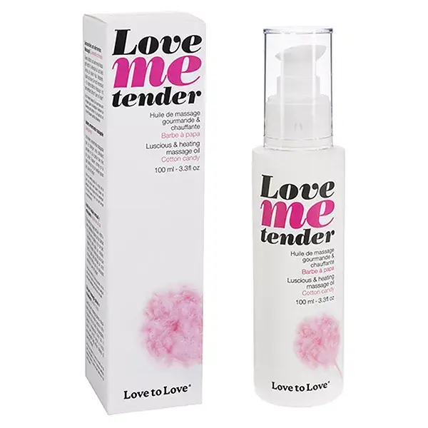 Love To Love Luscious & Heating Cotton Candy Massage Oil 100ml
